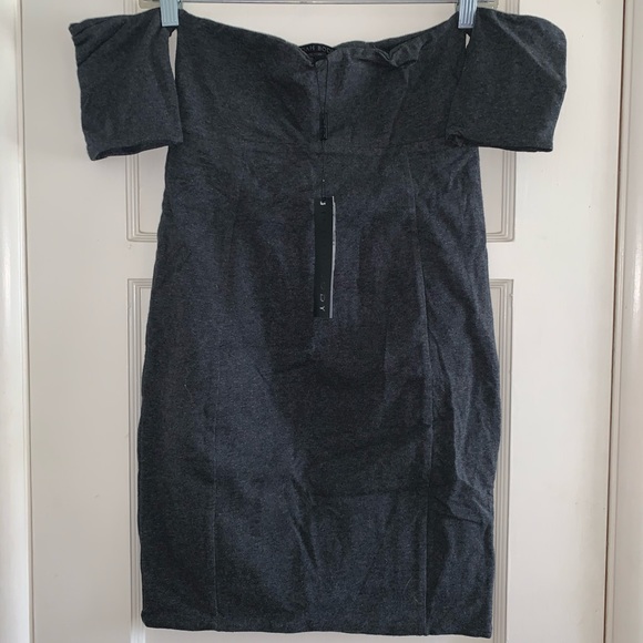 INDAH Coconut Mini Dress in GREY - Picture 5 of 8